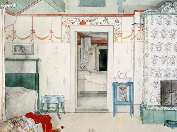 Brita's Forty Winks, from 'A Home' series von Carl Larsson