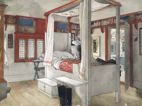 Daddy's Room, from 'A Home' series von Carl Larsson
