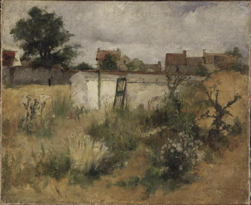 Landscape Study from Barbizon, 1878 (oil on canvas) von Carl Larsson