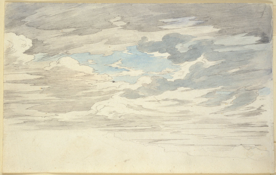 Wolkenstudie von Carl Philipp Fohr