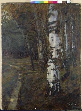 Birkenwald bei Ferch 1881