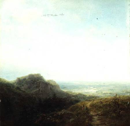 Overlooking the Valley von Carl Spitzweg