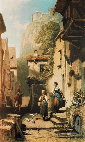 Spitzweg / The Hussar / Painting