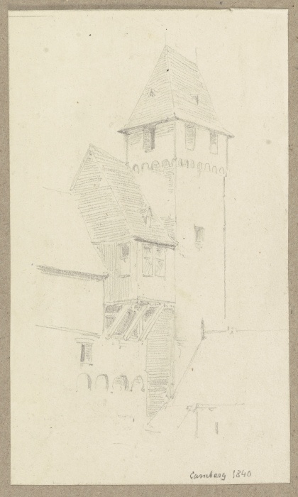 Der Untertorturm in Bad Camberg von Carl Theodor Reiffenstein