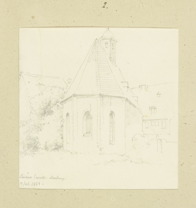 Die Siechenkapelle in Marburg von Carl Theodor Reiffenstein