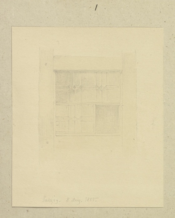 Fenster in Salzig von Carl Theodor Reiffenstein