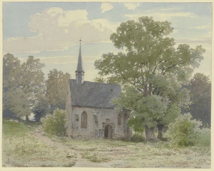 Kapelle bei Ockstadt von Carl Theodor Reiffenstein
