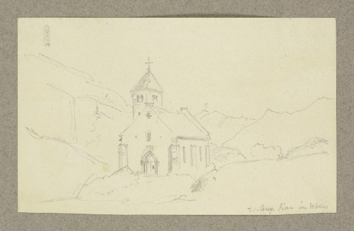 Kirche in Sitten von Carl Theodor Reiffenstein