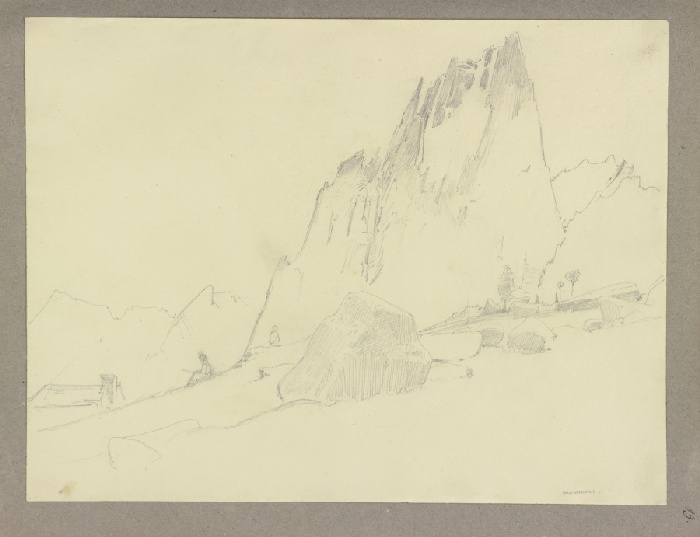 Montenvers bei Chamonix von Carl Theodor Reiffenstein
