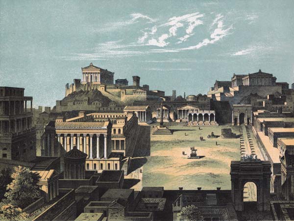 Rom, Forum Romanum von Carl Votteler