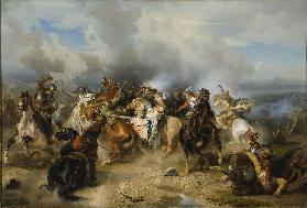 Der Tod Gustav Adolfs in der Schlacht bei Lützen am 6. November 1632