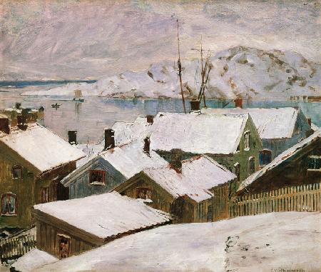 Fiskebackskil in Winter 1899