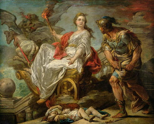 Jason and Medea, 1759 (oil on canvas) von Carle van Loo
