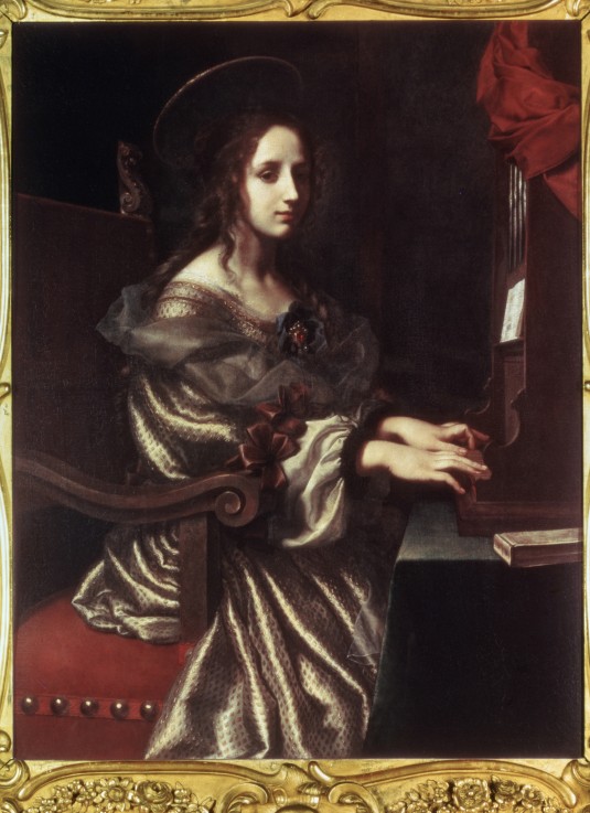 Heilige Cäcilia von Carlo Dolci