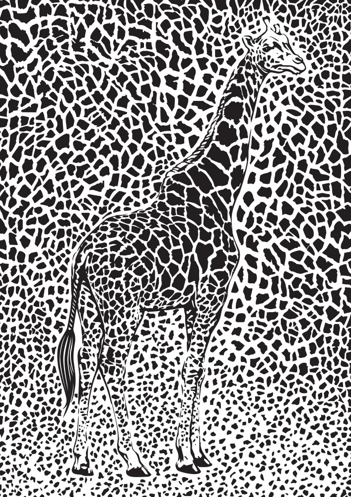 Die majestätische Giraffe von Carlo Kaminski