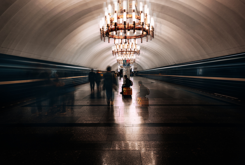 Russische U-Bahn-Station Serie 3/5 von Carmine Chiriaco
