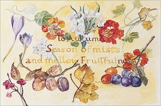 Ode to Autumn Keats von Caroline  Hervey-Bathurst