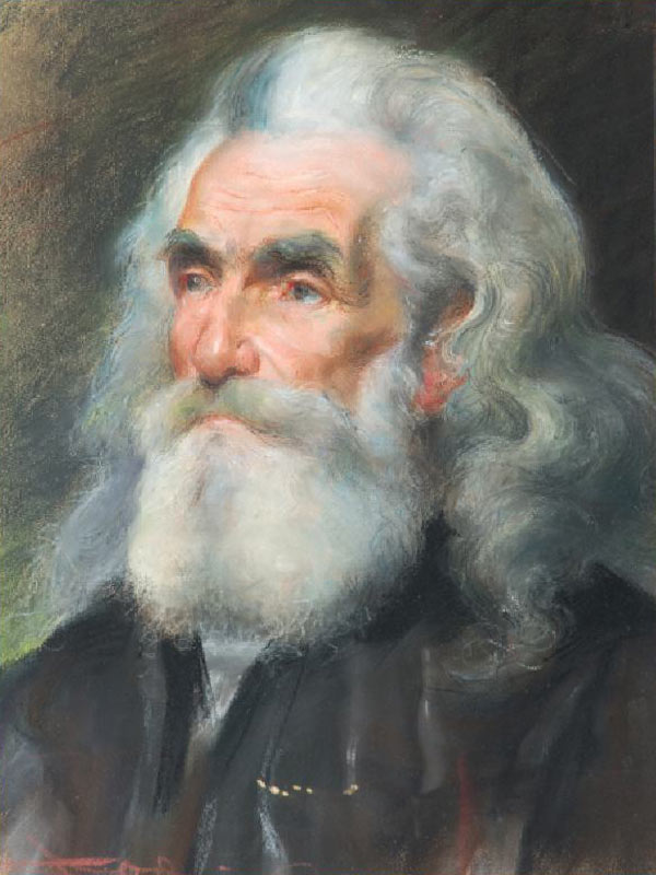 Portrai eines alten Mannes von Casimiro Jodi