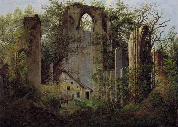 Ruine Eldena von Caspar David Friedrich