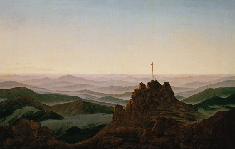 Morgen im Riesengebirge von Caspar David Friedrich