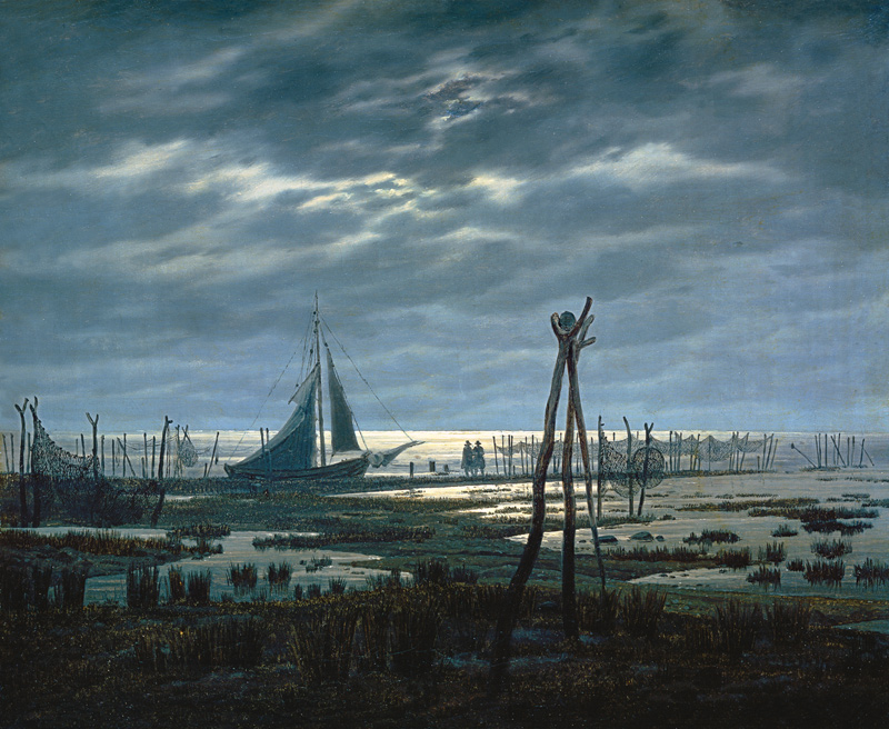 Sumpfiger Strand von Caspar David Friedrich