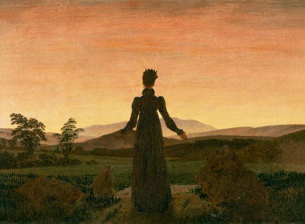 Frau in der Morgensonne 1818
