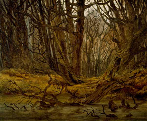 Wald im Spaetherbst 1835