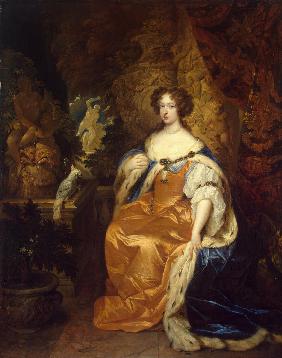 Portrait der Königin Maria II. von England (1662-1694) 1683