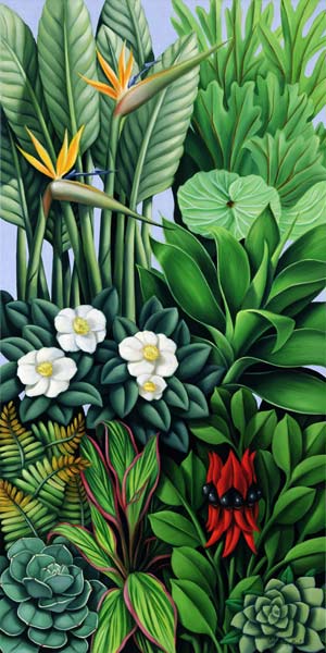 Catherine  Abel - Foliage II, 2005 (oil on canvas) 