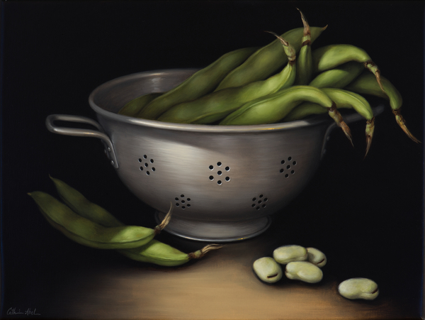 Still Life with Fava Beans von Catherine  Abel