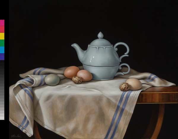 Still Life with Quail Eggs von Catherine  Abel
