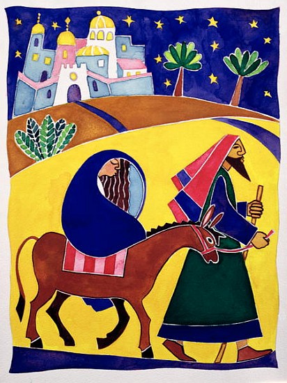 Journey to Bethlehem  von Cathy  Baxter