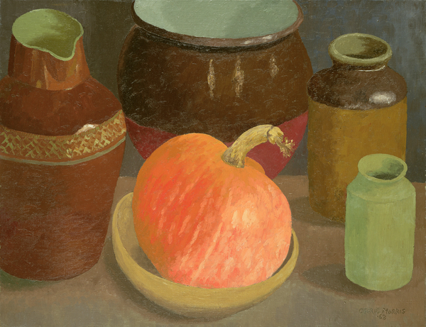 Pumpkin and Pots von Cedric Morris