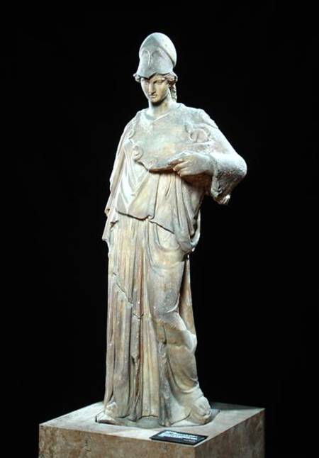 Athena with a cist, Roman von Cephisodotus