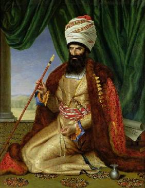 Portrait of Asker-Khan, Ambassador of Persia, in Paris in 1808 1809