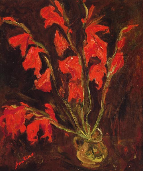 Red Gladioli von Chaim Soutine