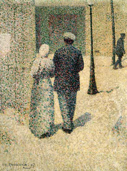 A Couple in the Street von Charles Angrand