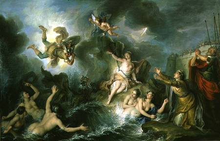 Perseus Rescuing Andromeda von Charles Antoine Coypel