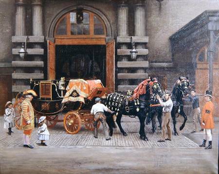 The Carriage of the Master of the Horse von Charles Augustus Henry Lutyens