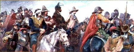Cavalry escorting prisoners von Charles Cattermole