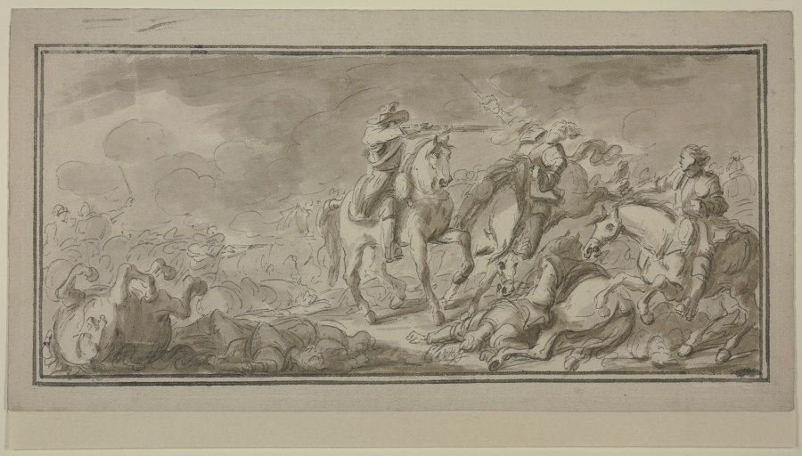 Reiterschlacht von Charles Cozette