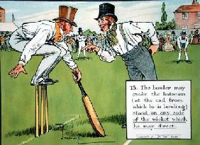 (15) The bowler may make the batsman (at the end from which he is bowling) stand on any side of the published