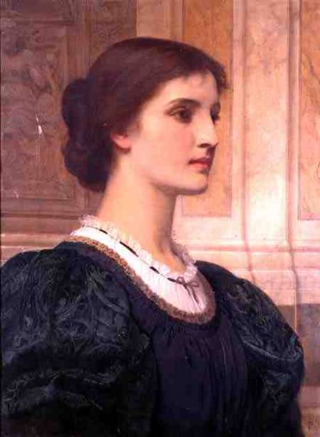 Portrait of Kate Dickens, wife of the artist von Charles Edward Perugini