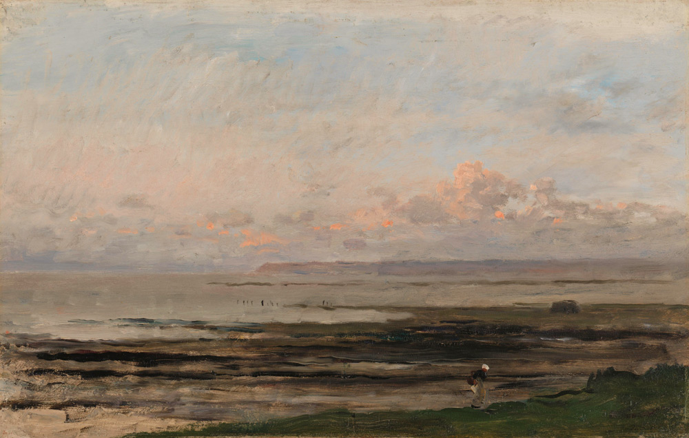 Das Meer bei Ebbe von Charles-François Daubigny