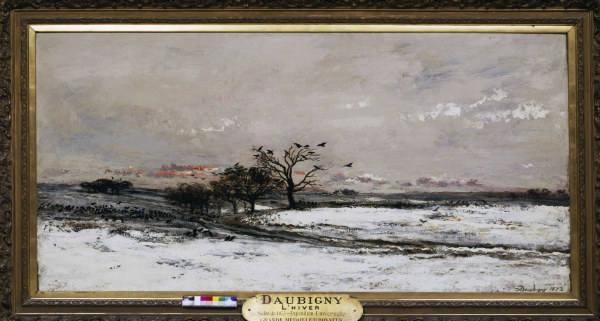 Ch.F.Daubigny, Winter von Charles-François Daubigny