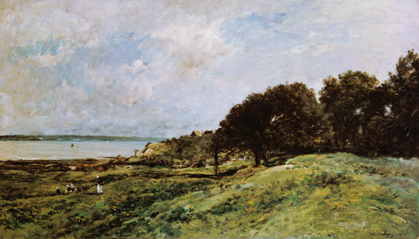 The Coast of Villerville von Charles-François Daubigny