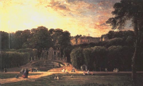 Der Park von St. Cloud von Charles-François Daubigny