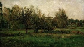 C.F.Daubigny, Orchard in autumn
