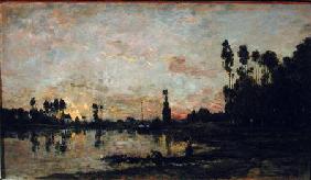 Sunset on the Oise 1865
