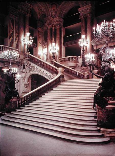The Grand Staircase of the Opera-Garnier von Charles Garnier